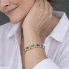 Olivia | Emerald Statement Bracelet