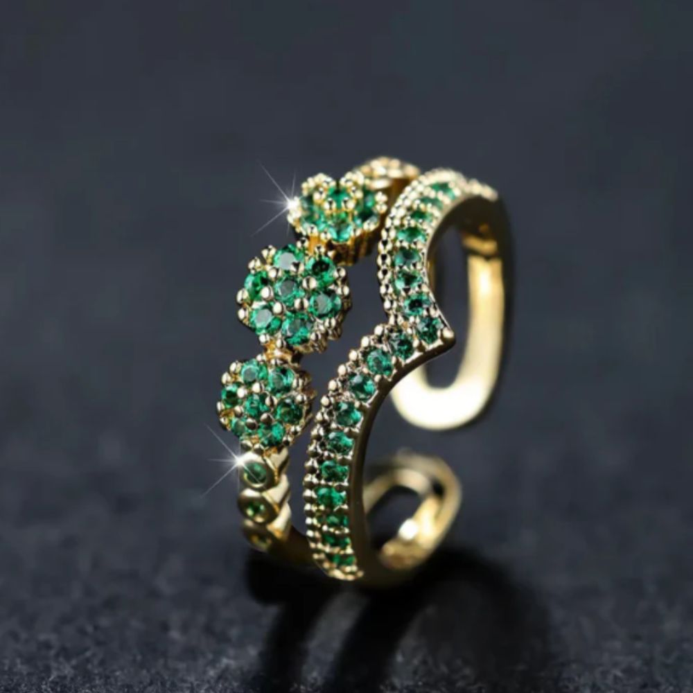 Nerisse | Emerald Gold Ring