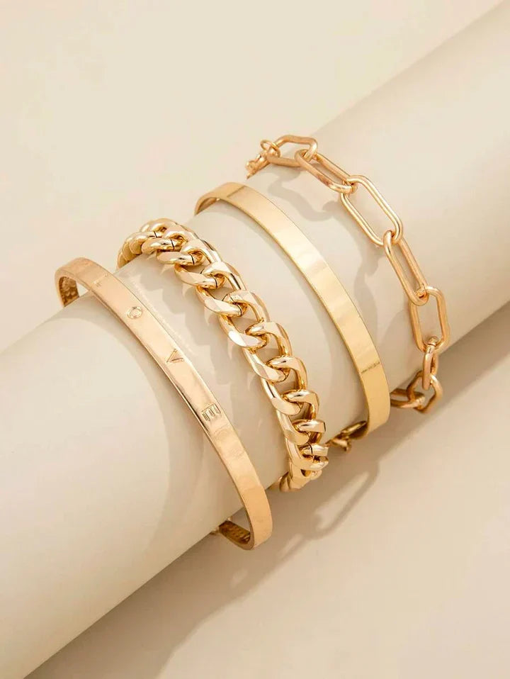 Wendeline | Gold Bracelet Set