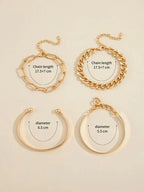 Wendeline | Gold Bracelet Set