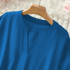 Margaux | Stylish Mid Sleeve V-Neck Blouse