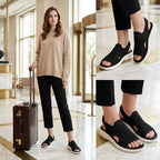 Cecily | Women's Platform Sandals, Breathable Knit