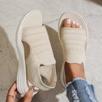Cecily | Women's Platform Sandals, Breathable Knit