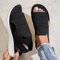 Cecily | Women's Platform Sandals, Breathable Knit