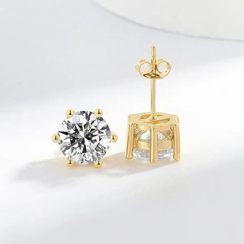 Nora | Silver and Gold Earrings
