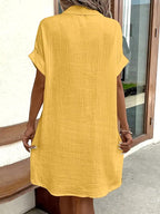 Araminta | Timeless V-Neck Blouse Dress