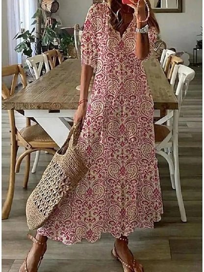 Delphine | Effortless Boho Flattering Dress
