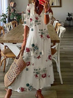 Delphine | Effortless Boho Flattering Dress