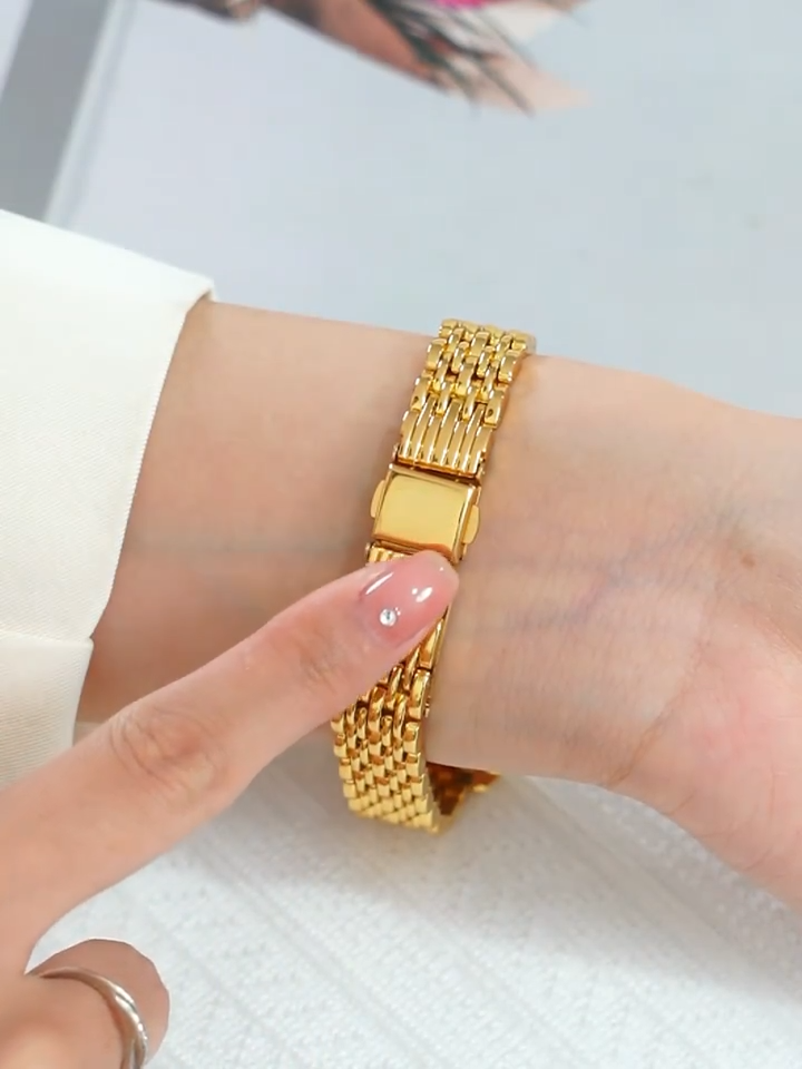 Francine | Gold Link Watch