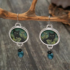 Tropical Cat | Dangle Earrings