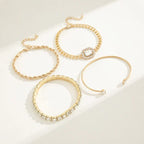 Rhiannon | Gold Bracelet Set