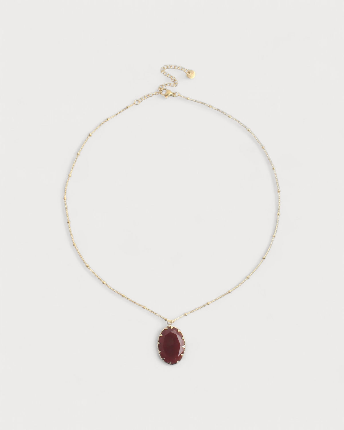 Necklace | Natural Stone | Stainless Steel