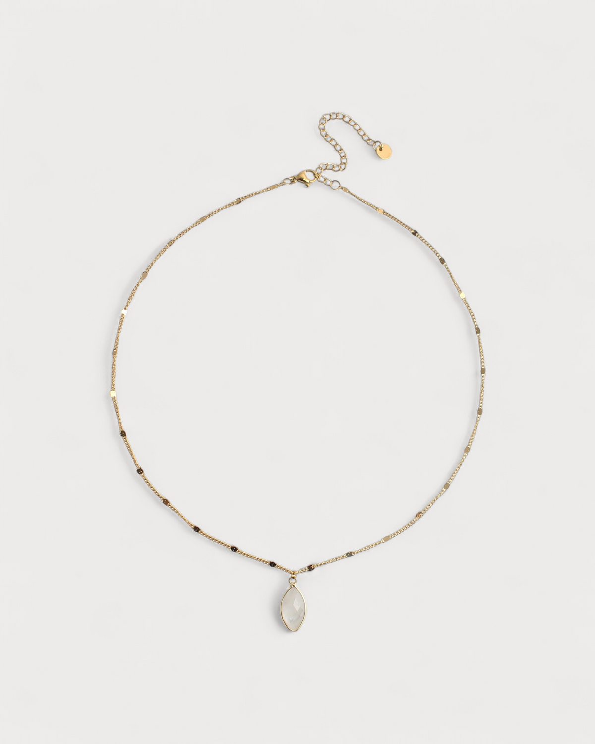 Necklace | Natural Stone | Stainless Steel